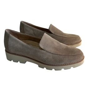 Vionic Tan Suede Loafers